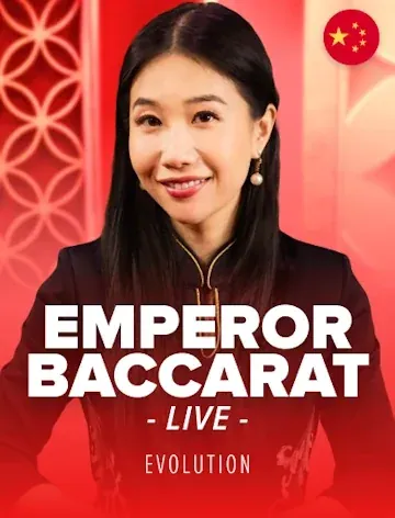 Emperor Baccarat studio feed from Evolution